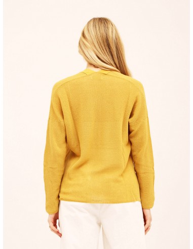 Cardigan San Diego giallo Momonì