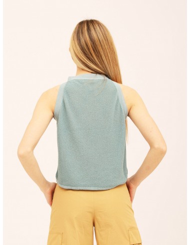 Top Cary azzurro Momonì