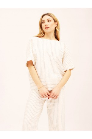 Camicia over a righe...