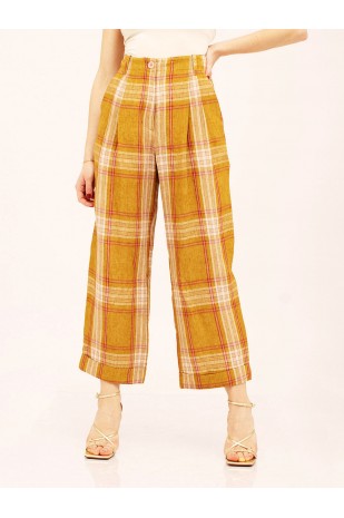 Pantalone a quadri new York...