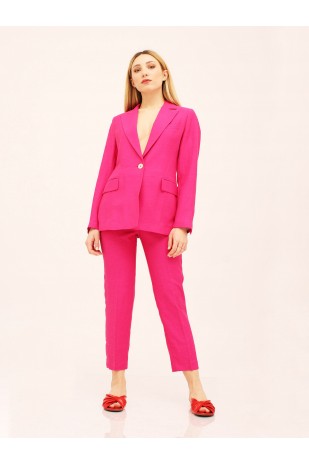 giacca monopetto fuxia...