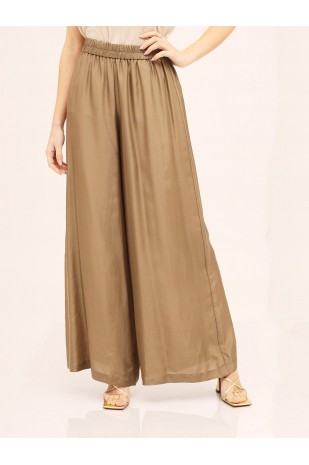 Pantalone palazzo seta...