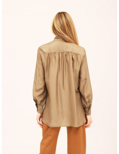 Camicia seta verde Leandra Hanami D Or