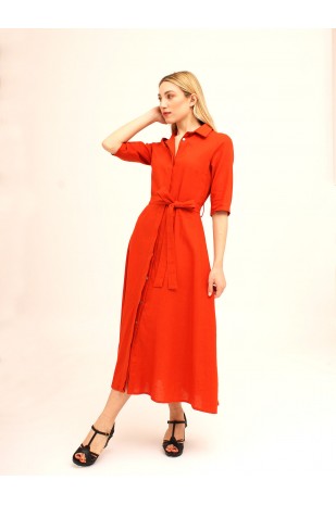 Abito rosso Alma Bastah 2